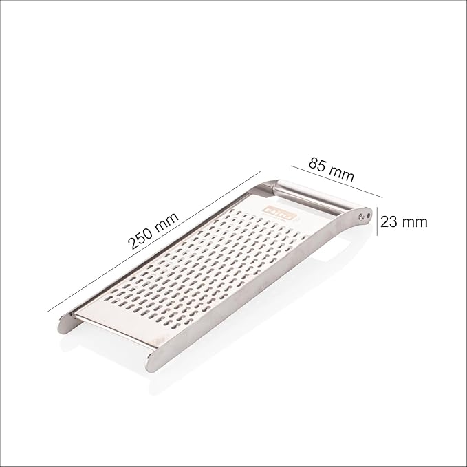 Ritu J-374 Carrot Greater, Stainless Steel Vegetable Slicer, Carrot Grater, Cheese Grater, Ginger Grater, Coconut Grater Chocolate Grater, Garlic Grater Slicer Cutter for Kitchen (Small)