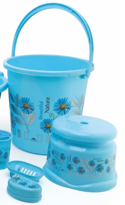 Printed Bathroom Set 10 piece Combo