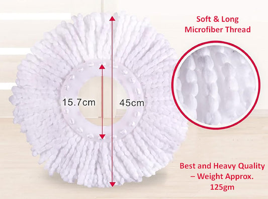 King Impex Replacement/Refill Mop Head for Cleaning Home,Kitchen,Office floors (Pack of 2). Mop Refill ()