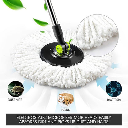 King Impex Replacement/Refill Mop Head for Cleaning Home,Kitchen,Office floors (Pack of 2). Mop Refill ()
