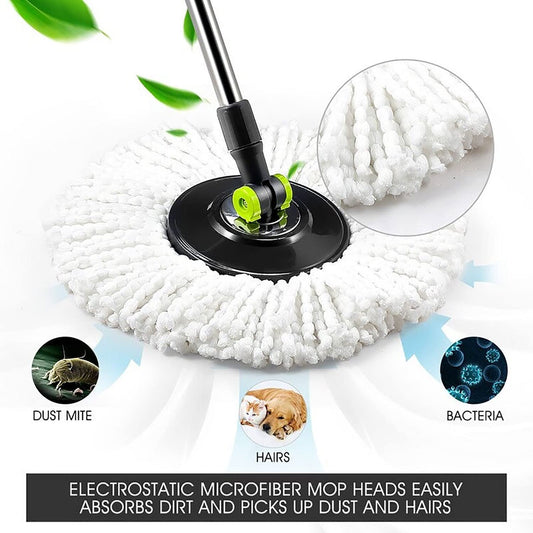 King Impex Replacement/Refill Mop Head for Cleaning Home,Kitchen,Office floors (Pack of 2). Mop Refill ()
