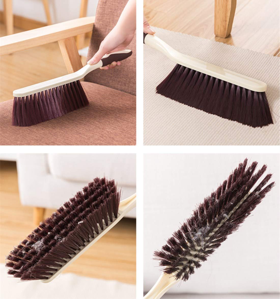 Livronic Sofa, Car, Carpet Cleaner Long Bristle Carpet Upholstery with hard bristles Plastic Dry Brush (Green)