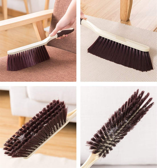 Livronic Sofa, Car, Carpet Cleaner Long Bristle Carpet Upholstery with hard bristles Plastic Dry Brush (Green)