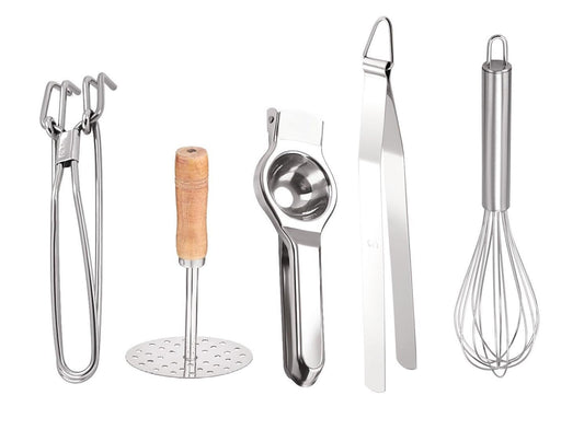 Stainless Steel 5 Pcs Kitchen Tool Combo Set