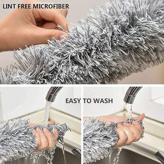 JHWOQU Bendable & Extendable Fan Cleaning Duster Cleaning Wipe ()
