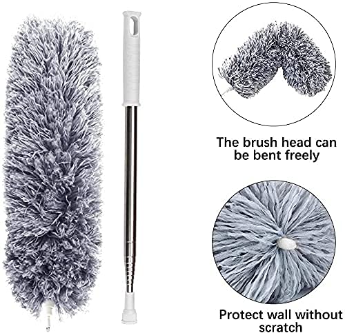 JHWOQU Bendable & Extendable Fan Cleaning Duster Cleaning Wipe ()
