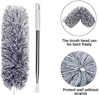 JHWOQU Bendable & Extendable Fan Cleaning Duster Cleaning Wipe ()