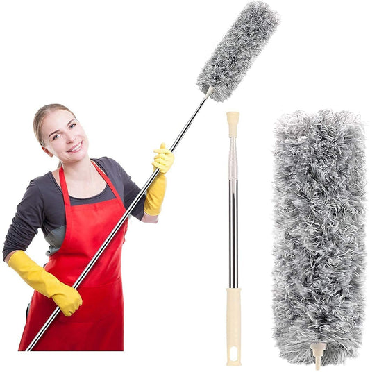 JHWOQU Bendable & Extendable Fan Cleaning Duster Cleaning Wipe ()