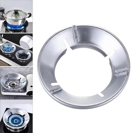 NKK TRADERS Gas Stove Stand Round Burner Stand, Glass top Gas Saver (1 Ply, 1 Sheets)