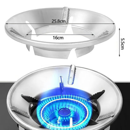 NKK TRADERS Gas Stove Stand Round Burner Stand, Glass top Gas Saver (1 Ply, 1 Sheets)