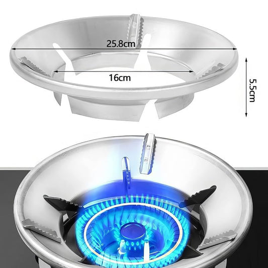 NKK TRADERS Gas Stove Stand Round Burner Stand, Glass top Gas Saver (1 Ply, 1 Sheets)