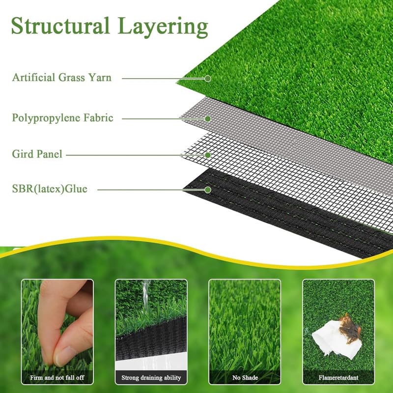 RRPLAST PP (Polypropylene) Door & Floor Mat (Green, Extra Large)