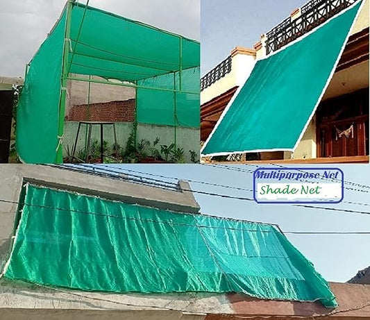 RRPLAST 10*10 GREEN NET Portable Green House (Green)