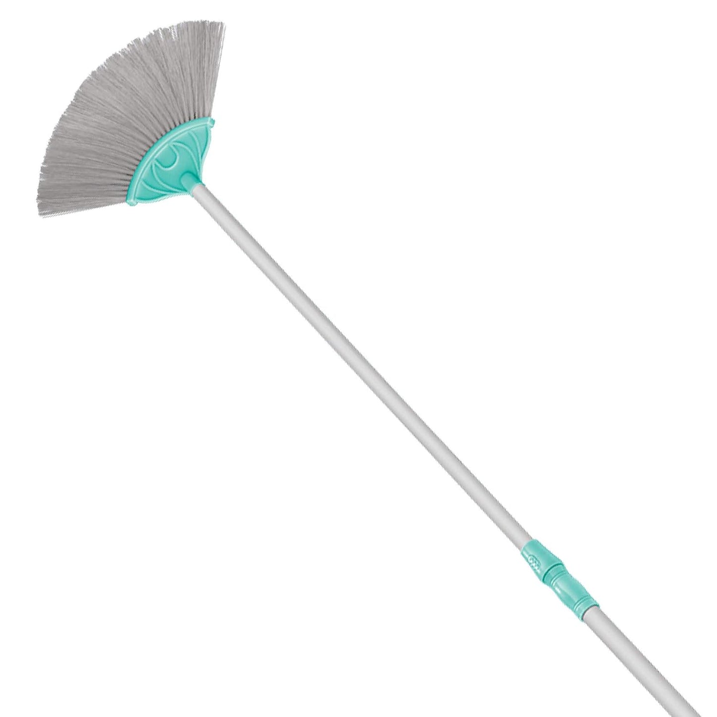 KBE KE Jala Brush Comes with a 4.5 ft Long Rod and an extendable Handle. Polypropylene Dry Brush (Blue)