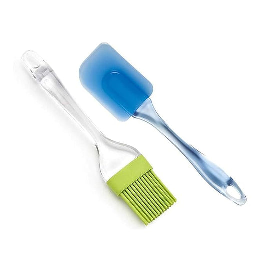 RRPLAST Kitchen Tool Combo 4 Pcs Kitchen Tool Set (Whisk, Spatula, Masher, Brush)