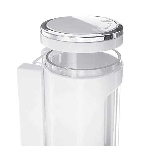 RRPLAST Soap Dispenser Wall Mounted 700 ml Conditioner, Gel, Shampoo, Liquid, Lotion Dispenser (Black, White)