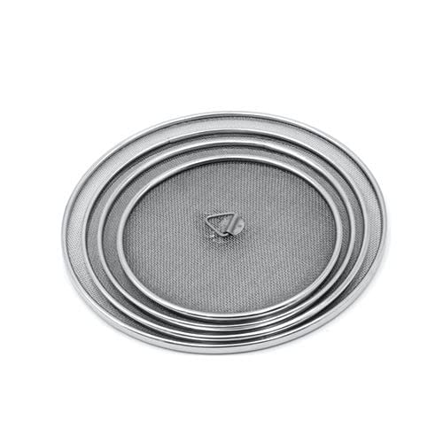 MMK Net Cover pack of 2, 8inch, 9inch Lid Set Kitchen Tool Set (Silver stainless steel, Baking Tools)