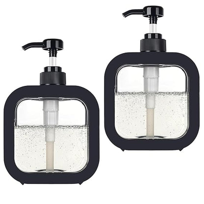 RRPLAST Outdoor Living Liquid Soap Dispenser 500 ml Gel, Liquid Dispenser (Black)