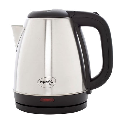 Pigeon Amaze Plus Electric Kettle with Stainless Steel Body, 1.5 litre, used for boiling Water, making tea and coffee, instant noodles, soup etc. (Silver)