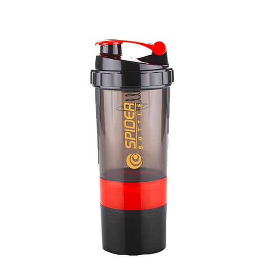 RRPLAST 700 ml Plastic Shaker (Pack of 1, Black)