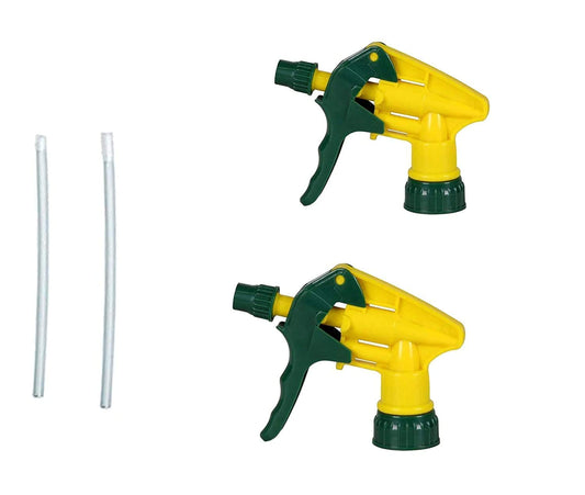 BHUMITC Plastic Water/Sanitizer Spray Nozzle Trigger, Set of 4 Spray Bottles, Sanitizer Bottles, & Any Other Regular Bottle 2 L Hand Held Sprayer (Pack of 4)