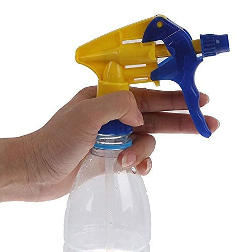 BHUMITC Plastic Water/Sanitizer Spray Nozzle Trigger, Set of 4 Spray Bottles, Sanitizer Bottles, & Any Other Regular Bottle 2 L Hand Held Sprayer (Pack of 4)