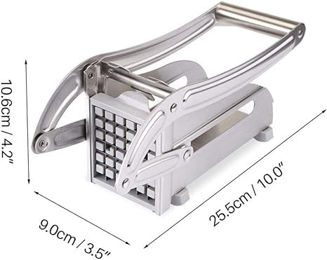 RRPLAST by RRPLAST French Fries Chips Cutter Vegetable Chopper Vegetable Slicer (2 BLADES)