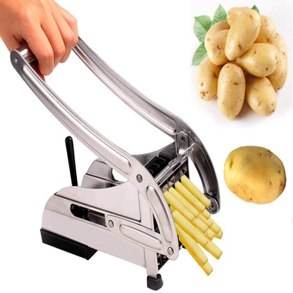 RRPLAST by RRPLAST French Fries Chips Cutter Vegetable Chopper Vegetable Slicer (2 BLADES)