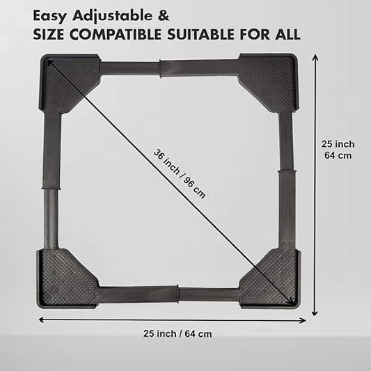 RRPLAST Refrigerator, Washing Machine, Air Cooler Material Plastic (50 cm x 50 cm)