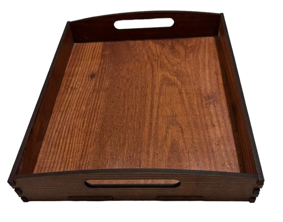 RRPLAST WOODEN SERVING TRAY SET Tray Serving Set (Pack of 1)