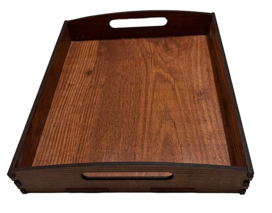 RRPLAST WOODEN SERVING TRAY SET Tray Serving Set (Pack of 1)