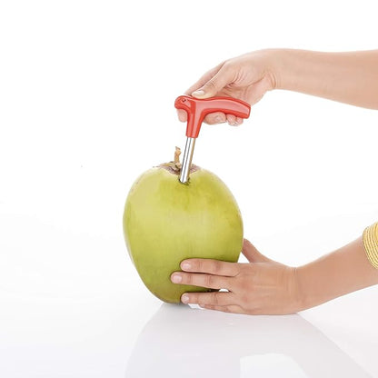 RITU Stainless Steel Coconut Opener Tool and Driller with Comfortable Grip | Durable Knife Tool for Tender Coconut Opening | Handy Fruit Opener for Kitchen and Outdoor Use