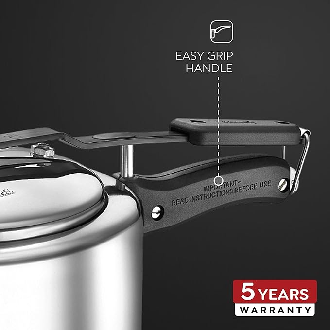 Judge by Prestige Classic Inner Lid 5 L Induction Bottom Pressure Cooker (Stainless Steel)