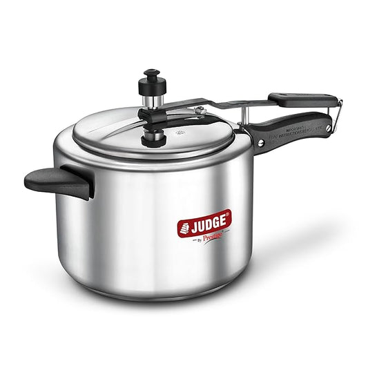 Judge by Prestige Classic Inner Lid 5 L Induction Bottom Pressure Cooker (Stainless Steel)