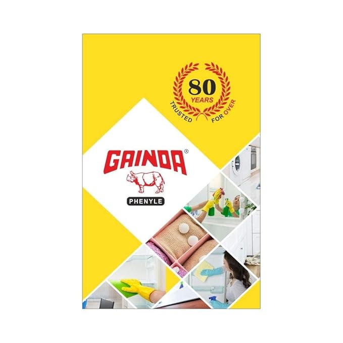 Gainda Black Phenyle Surface Disinfectant, Floor Cleaner Liquid for Hospitals, Homes, Offices Removes Dirt, Grime & Kills 99.9% Germs - 5 L