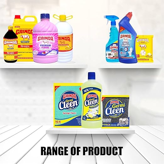 Gainda Black Phenyle Surface Disinfectant, Floor Cleaner Liquid for Hospitals, Homes, Offices Removes Dirt, Grime & Kills 99.9% Germs - 5 L