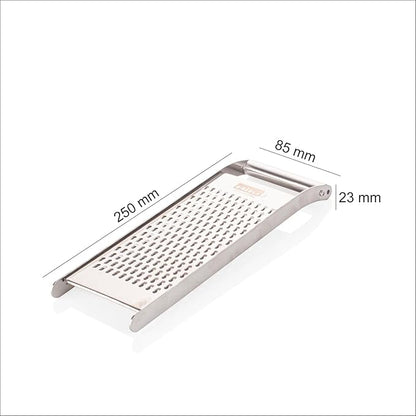 Ritu J-374 Carrot Greater, Stainless Steel Vegetable Slicer, Carrot Grater, Cheese Grater, Ginger Grater, Coconut Grater Chocolate Grater, Garlic Grater Slicer Cutter for Kitchen (Small)