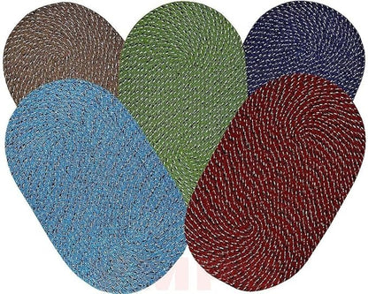 Jalebi Doormat for Home Entrance 31x49 cm Pack of 5 Multicolor
