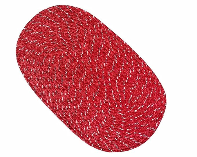 Jalebi Doormat for Home Entrance 31x49 cm Pack of 5 Multicolor