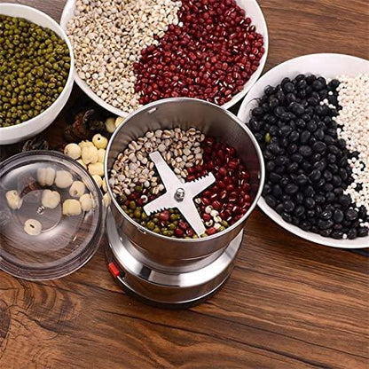 RRPLAST Multifunction Small Food Grinder Grain Grinder 220 W Mixer Grinder (Electric Smash Machine | 1 Jar | Silver)