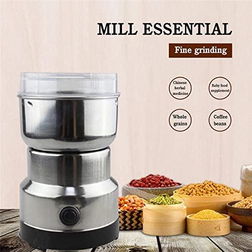 RRPLAST Multifunction Small Food Grinder Grain Grinder 220 W Mixer Grinder (Electric Smash Machine | 1 Jar | Silver)
