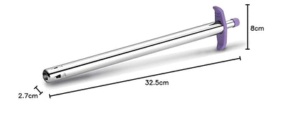 Ritu Jumbo Regular Stainless Steel Gas Lighter (Color May Vary) [Size: 32cm (Length) ], (R-4)