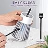 Eloxee Eco-Friendly LED Mosquito Killer Machine – USB-Powered Indoor Bug Zapper for Home – Chemical-Free Insect Trap Safe for Kids & Pets – Easy to Clean, Compact Design (MASHROOM Mosquito LAMP)