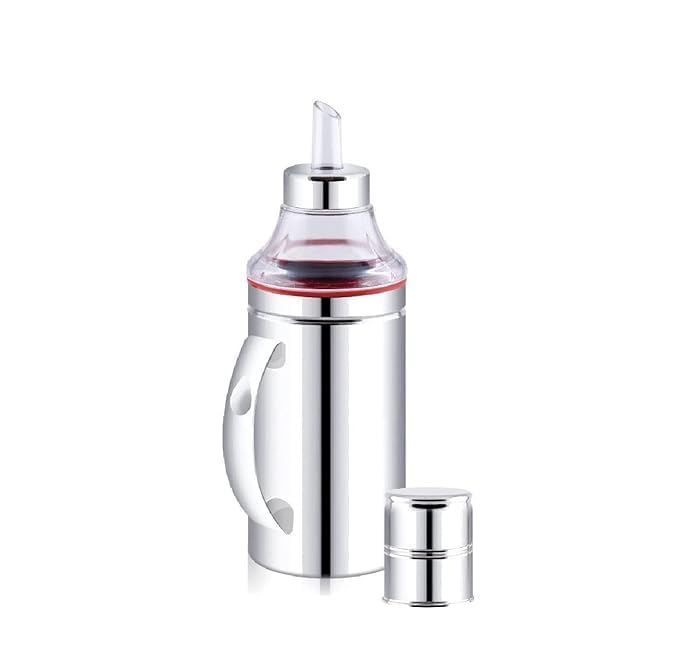INKULTURE Stainless Steel Oil Dispenser with Nozzle 1 Litre (1000 ml) (Model No.01/01 piece)
