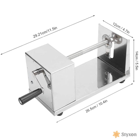 RRPLAST Manual Potato Twister Machine ()