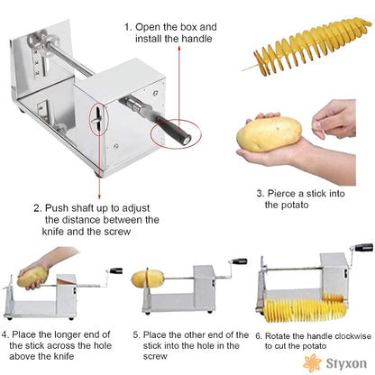 RRPLAST Manual Potato Twister Machine ()