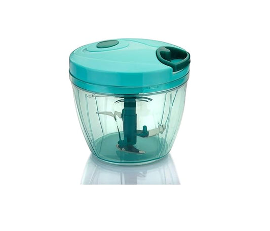 Ritu Handy Chopper with 3 Blades for Effortlessly Chopping Vegetables and Fruits for Your Kitchen - Color May Vary, Plastic, 30 Watts