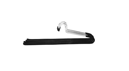 RRPLAST 12 Pieces Steel Saree Hanger,Pants, Jeans Hanger, (10.3 Cm X 39.5 Cm X 0.7 Cm)